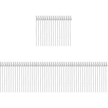 200Stk -Klammern Mit Draht Silber Memo Kartenclips