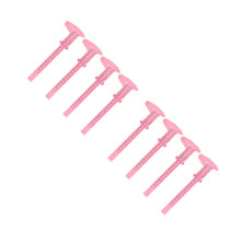 8Pcs Mini Plastic Analog Caliper Precise Measurement Tool for Home Use