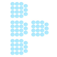 60Pcs Blue Light Correction Pet Film for Lamp Headlight Color Filter
