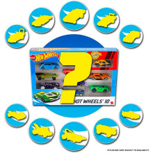 Hot Wheels 10-Car Pack 1:64 Diecast Toy Car Set - Style Varies - 54886