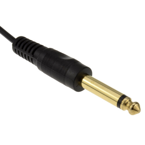 kenable 3.5mm MONO Jack Plug to 6.35mm MONO Jack Plug Audio Cable 0.5m 50cm 1