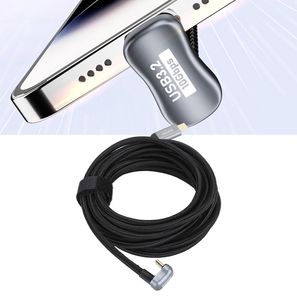 U Shaped Type C To C Data Cable Usb3.2 Gen2 10Gbps 4K 60Hz Screen Casting 300Cm 7641386563586