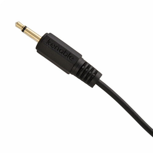 kenable 3.5mm MONO Jack Plug to 6.35mm MONO Jack Plug Audio Cable 2m 1