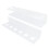Wall Mounted Clear Acrylic Pool Cue Rack - Holds 6 Cues Space Saving Design 1