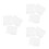9Pcs Clear Acrylic Stamping Blocks with Grid for Card Making 7