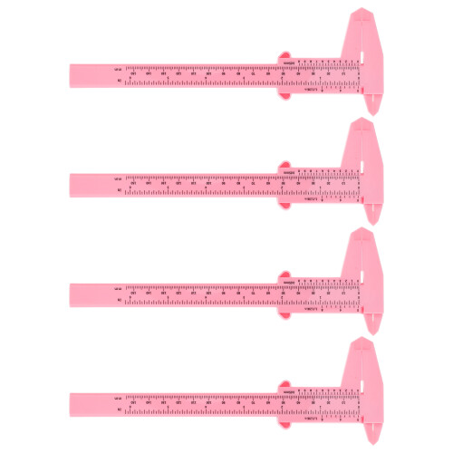 8Pcs Mini Plastic Analog Caliper Precise Measurement Tool for Home Use 1
