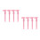 8Pcs Mini Plastic Analog Caliper Precise Measurement Tool for Home Use 6