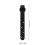 4Sets Barn Door Hardware Kit Mini Sliding Cabinet Door Roller Black 10