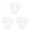 9Pcs Transparent Stamp Blocks Acrylic for DIY Scrapbooking Uses 6