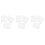 9Pcs Transparent Stamp Blocks Acrylic for DIY Scrapbooking Uses 9