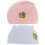 6Pièces Bonnets Bébé Confortables Élastiques Rose Et Clair 1