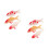 6Pcs Multi PVC Plastic Goldfish Set Realistic Floating Fish Tank Decor 4