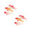 6Pcs Multi PVC Plastic Goldfish Set Realistic Floating Fish Tank Decor 6