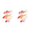 6Pcs Multi PVC Plastic Goldfish Set Realistic Floating Fish Tank Decor 7