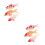 6Pcs Multi PVC Plastic Goldfish Set Realistic Floating Fish Tank Decor 8