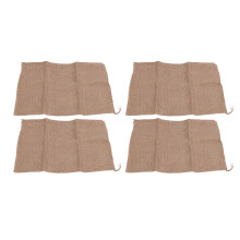 4pcs Burlap Potato Sack Race Bags for Kids Outdoor Games 40x60cm