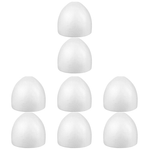 8Pièces Dummies De Gâteau En Mousse Blanche Réutilisables Et Robustes