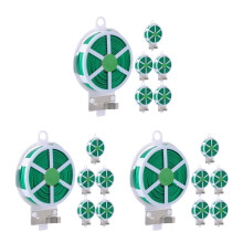 18Rouleaux Attaches De Plantes En Fer PVC Vert Pour Jardinage Flexible