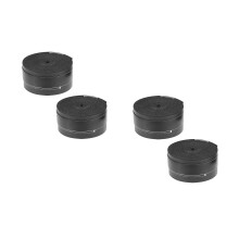 4Pcs Black Drumstick Sweat-Absorbent Tape Lightweight Anti-Slip Wrap
