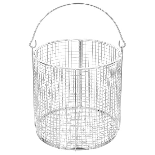 4Pièces Panier De Laveur Inox Résistant Température Argent 1