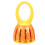 Orange and Yellow Kids Rattle Bell 1
