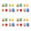 4Ensembles Jeu En Bois Multi Formes À Motricité Et Imagination 6