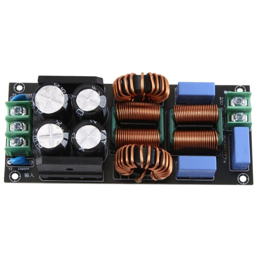 Power Filter Board Module EMI Filter AC Mains Purification HiFi Audio Noise 20A 2