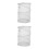 2Pcs Portable Foldable Laundry Hamper White Mesh Basket with Handles 9