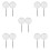 10Pcs Portable Stainless Steel Fish Net with Telescoping Handle White 5