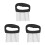 3Pcs Compact Black Stainless Steel Fruit and Vegetable Holder 5