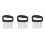 3Pcs Compact Black Stainless Steel Fruit and Vegetable Holder 8