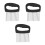 3Pcs Compact Black Stainless Steel Fruit and Vegetable Holder 9