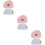 6Pièces Bonnets Bébé Confortables Élastiques Rose Et Clair 9