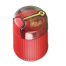 Red Plastic Pop Up Toothpick Case, Compact Dispenser & Storage