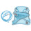 4Sets Blue Dog Harness with Leash Breathable Reflective Pet Harness 8