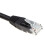 kenable Network CAT6 UTP Ethernet RJ45 Extension Male/Female Cable Black  0.5m 3