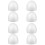 8Pièces Dummies De Gâteau En Mousse Blanche Réutilisables Et Robustes 6
