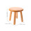 Decorative Light Brown Wood Step Stool Mushroom Shape Plant Shelf 2