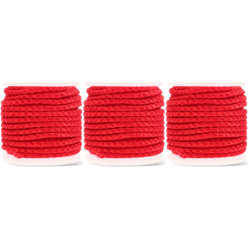 Rotes Bastelseil Knotenseil Für DIY Handwerk Und Geschenkdeko 2