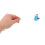 Blue Betta Fish Toy Acrylic Interactive Fish Tank Training Wand 4