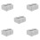 10Pièces Boîtes De Jonction Étanches IP65 ABS Protection Circuit 4