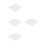 4Pcs Acrylic Ceiling Light Diffuser Sheets White Panels 4