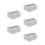 10Pièces Boîtes De Jonction Étanches IP65 ABS Protection Circuit 6