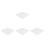 4Pcs Acrylic Ceiling Light Diffuser Sheets White Panels 7