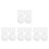 80Pcs White Fine Mesh Paint Strainer Bags Nylon Polyester for Home Use 6