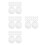 80Pcs White Fine Mesh Paint Strainer Bags Nylon Polyester for Home Use 8