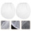 80Pcs White Fine Mesh Paint Strainer Bags Nylon Polyester for Home Use 10