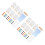12Sets Portable Mini Easel and Canvas Set Multi-Color Paint Craft Kit 4