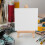 12Sets Portable Mini Easel and Canvas Set Multi-Color Paint Craft Kit 8
