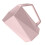 Pink Reusable Hexagonal Plastic Toothbrush Holder with Hole for Bathroom 1